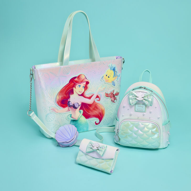 The Little Mermaid Iridescent Pearl Mini Backpack, , hi-res view 4